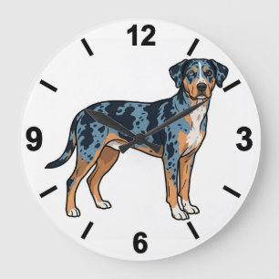 Catahoula Leopard Dog Wall Clock Rustic Decor