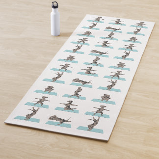 Catahoula leopard dog yoga mat