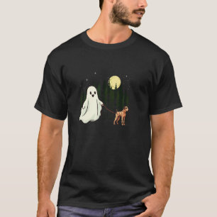 Catahoula Leopard Walking Ghost Halloween Funny Ki T-Shirt