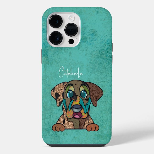 Catahoula Ugly Face Case-Mate iPhone Case (Back)