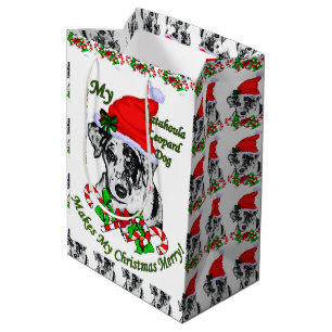 Catahula Leopard Lovers Christmas Medium Gift Bag