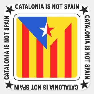 Catalan Estelada flag Square Sticker