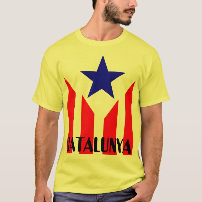 Catalan Estelada flag T-Shirt (Front)