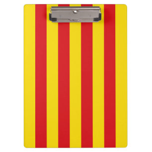 Catalan Flag (Catalonia) Clipboard