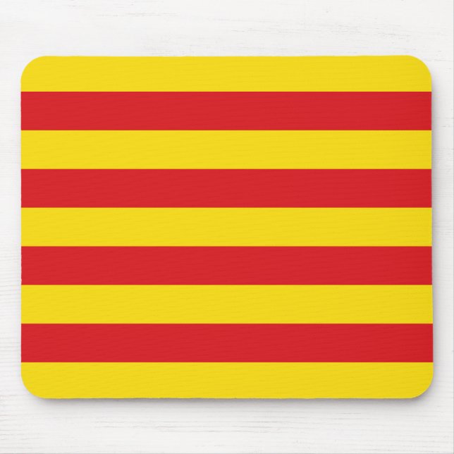 Catalan Flag Mouse Pad (Front)