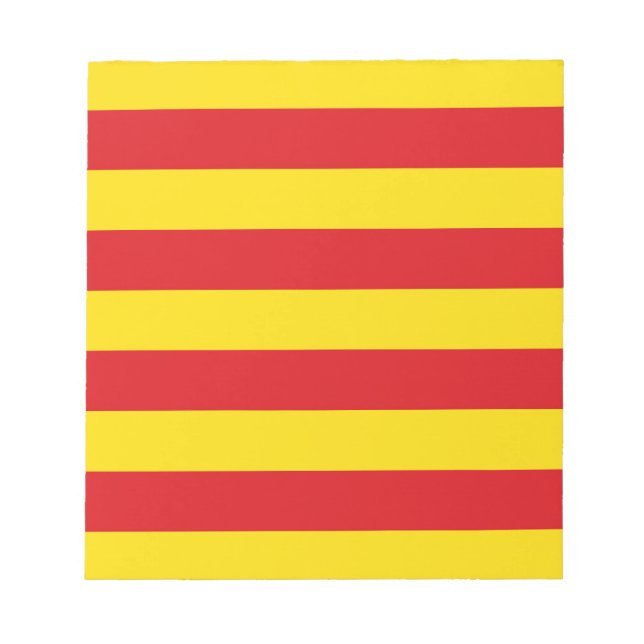 Catalan Flag Notepad (Front)