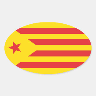 Catalan flag sticker "Serenya"