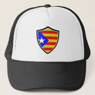 Catalan flag trucker hat