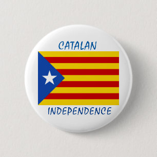 Catalan Independence 6 Cm Round Badge