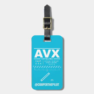 Catalina Airport AVX Luggage Tag