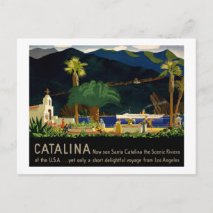 Catalina by Otis Shepard, c. 1935. Postcard