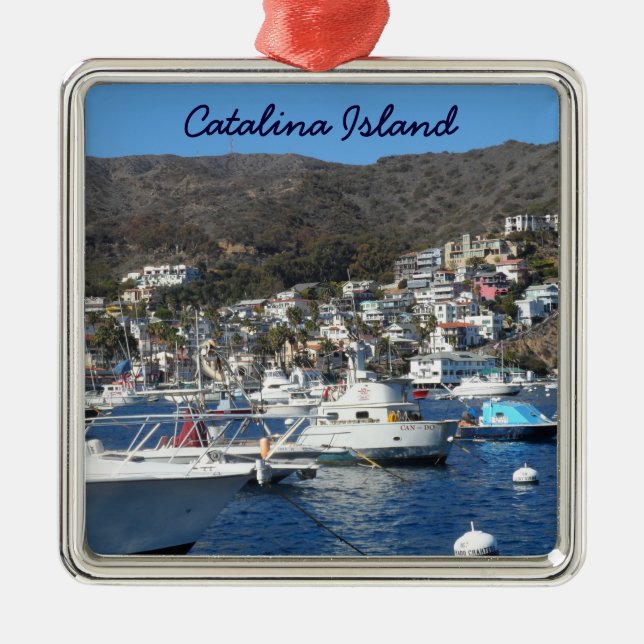 Catalina, California Metal Tree Decoration (Front)