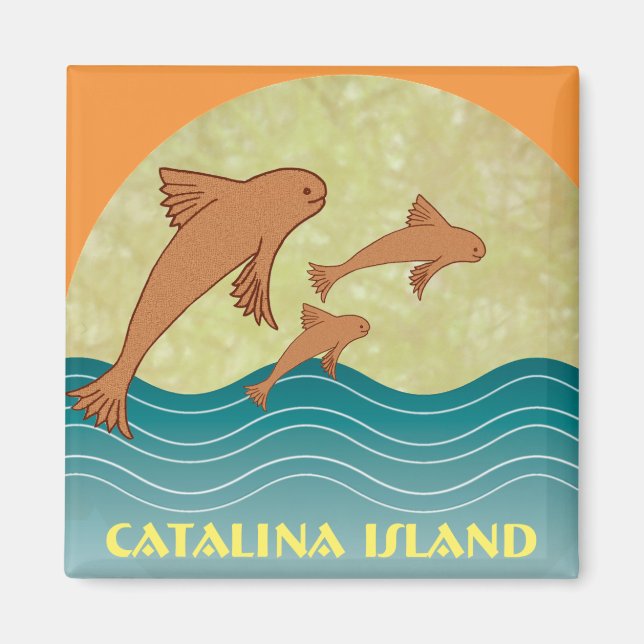 Catalina Flying Fish Magnet (Front)