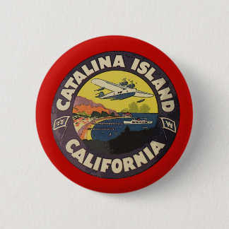 Catalina Island California 6 Cm Round Badge