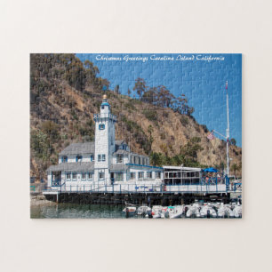 Catalina Island California.Christmas Greetings Ji Jigsaw Puzzle
