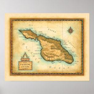 Catalina Island California Poster