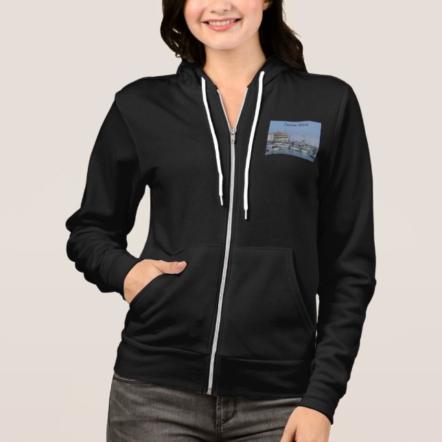 Catalina Island California Womens Hoodie (Front)