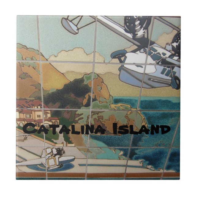 CATALINA ISLAND CERAMIC TILE (Front)
