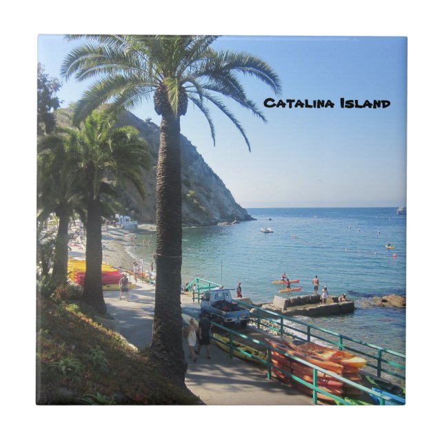 CATALINA ISLAND CERAMIC TILE (Front)