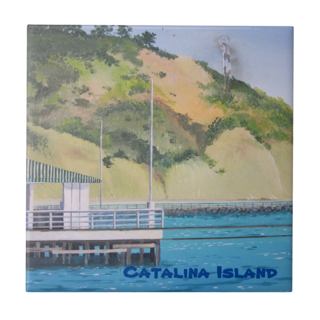 CATALINA ISLAND CERAMIC TILE (Front)