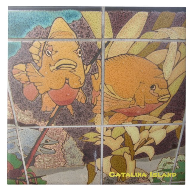 CATALINA ISLAND CERAMIC TILE (Front)