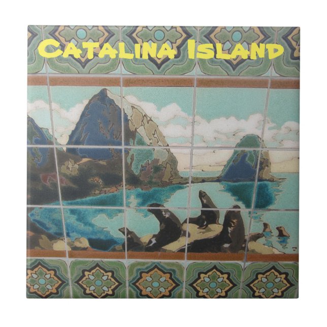 CATALINA ISLAND CERAMIC TILE (Front)