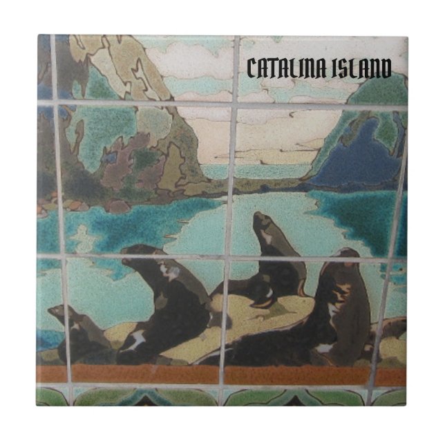 CATALINA ISLAND CERAMIC TILE THE ISLANDERS (Front)