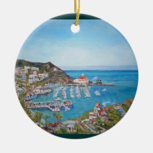 Catalina Island - Circle Ornament