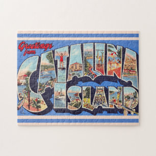Catalina Island Greeting 11x14 Jigsaw Puzzle