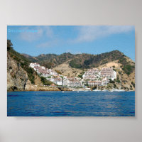 Catalina Island Mountains Poster