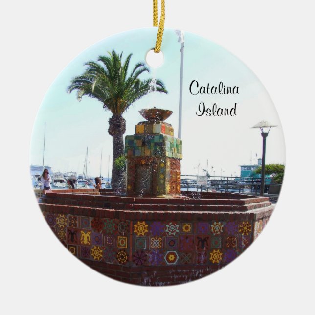 Catalina Island Ornament (Front)
