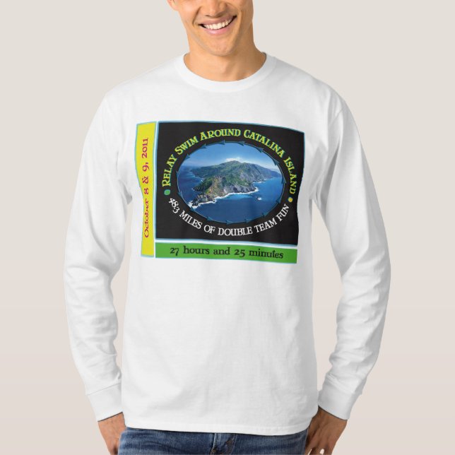 Catalina Island Relay Swim Long Sleeve Shirt (Front)