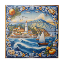 Catalina Island Tile- Ornate-2 sizes