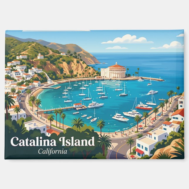 Catalina Island USA Magnet (Front)