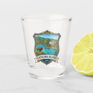 Catalina Island USA Shot Glass