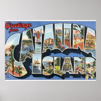 Catalina Island_Vintage Travel Poster Artwork