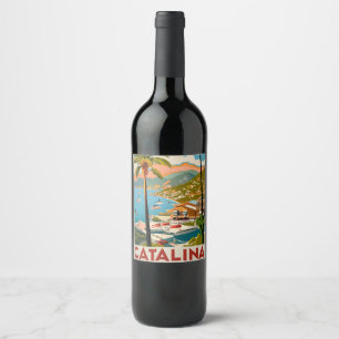 Catalina Island Wine Label