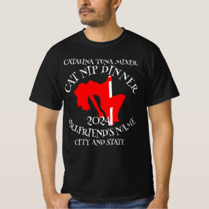 Catalina Tuna Mixer Cat Nip Dinner Party T-Shirt