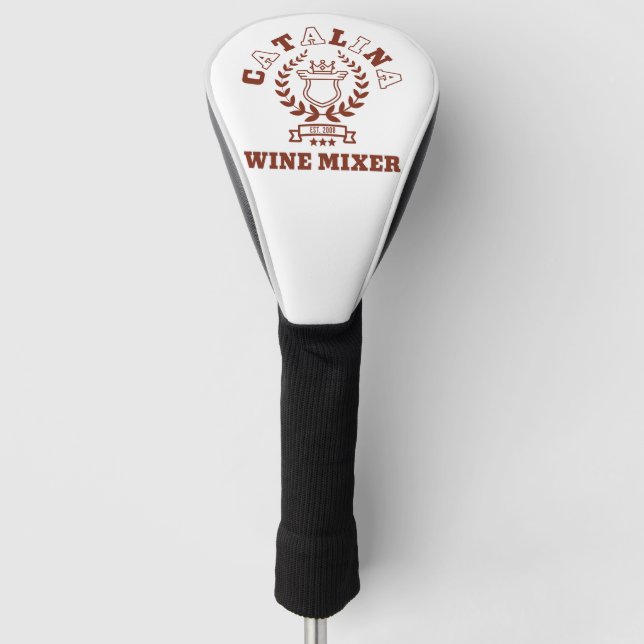 Catalina Wine Mixer Golf Head Cover (Front)