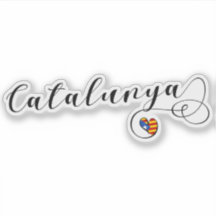 Catalonia Catalunya Independence Heart Flag