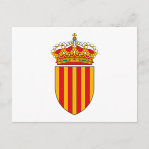 Catalonia Coat of Arms Postcard