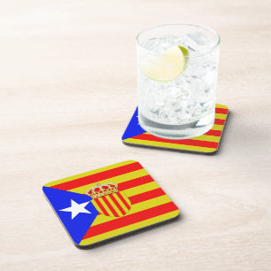 Catalonia flag coaster