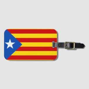 Catalonia Flag Luggage Tag