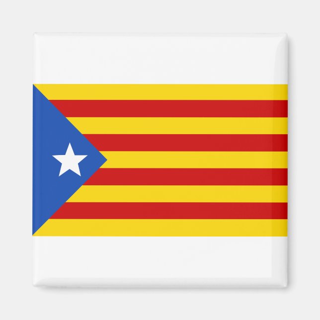 catalonia flag magnet (Front)