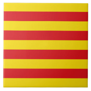 Catalonia Flag Tile