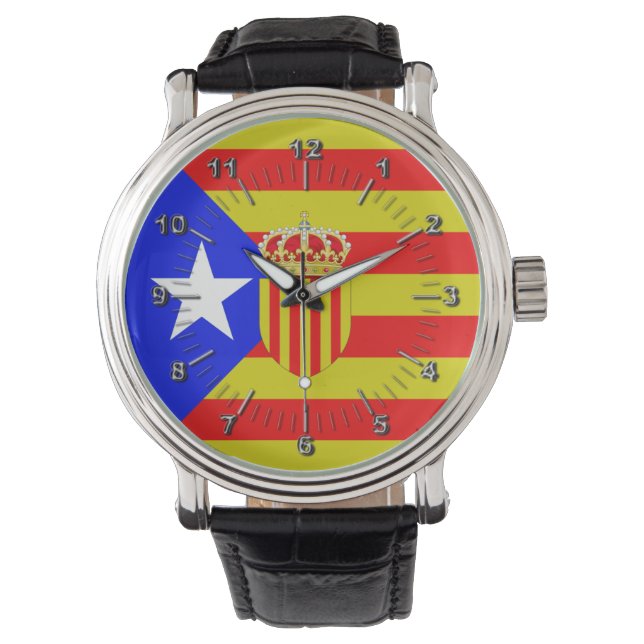 Catalonia flag watch (Front)