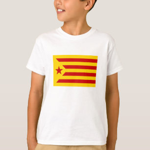 Catalonia Red Starred Flag T-Shirt