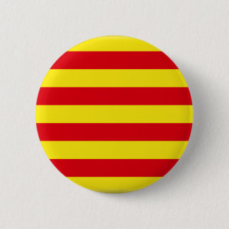 Catalonia (Spain)  Flag 6 Cm Round Badge