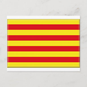 Catalonia (Spain) Flag Postcard
