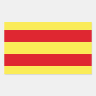 Catalonia (Spain)  Flag Rectangular Sticker